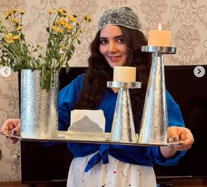 Silver Floral Engraved <b>Metal</b> Chocolate <b>Bowl</b> For Elegant Dining Table Decor Wedding Party Display And Festive Candy Presentation - Product Image 3