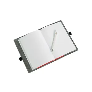 Quaderno Personalizzato per Merchandising con Copertina in Feltro Eco M, Prodotto Promozionale Ecologico - Product Image 2