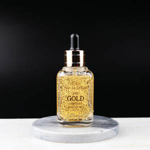 ATTICOS 24K Gold Luxury Ampoule 50ml OEM Suero para el cuidado de las arrugas y el brillo Cosméticos de belleza coreanos para una piel saludable - Product Image 1
