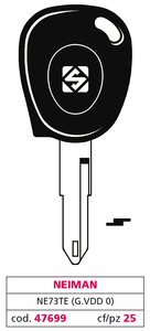 Chiave per Auto Ne73te (g. Vdd 0) Neiman - Product Image 1
