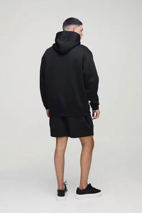 Ensemble deux pièces pour homme grande taille, sweat-shirt et short assortis, ajustables, de haute qualité, 100% coton molletonné, vente flash - Product Image 5