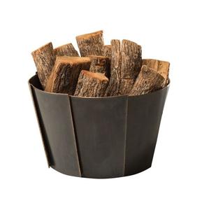 Cubo de almacenamiento decorativo de Metal con estilo de alta calidad, cesta de decoración del hogar negra mate de hierro y Metal - Product Image 1