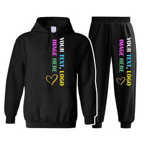 Conjunto de Sudadera con capucha de algodón térmico para hombre con logotipo, diseño cómodo y moderno para un aspecto elegante, perfecto para cada ocasión - Product Image 1