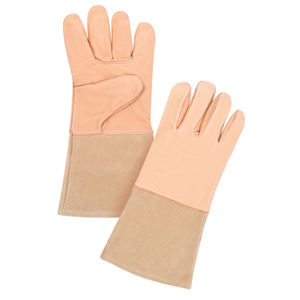Gants de soudage en cuir personnalisés avec protection des mains de haute qualité 100% - Product Image 1