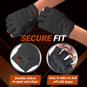 Guantes de levantamiento de pesas cómodos y de alto rendimiento, diseñados para entrenamiento en gimnasio, levantamiento de fuerza y fitness diario. - Product Image 4