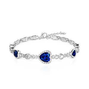 Bracelet à breloques Jeulia Vintage Halo Heart Fashion Charm - Product Image 1