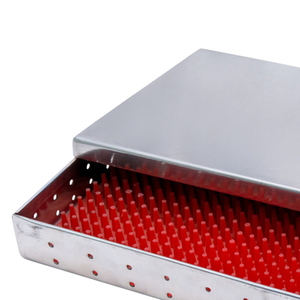 Caja de bandeja de esterilización de almacenamiento de instrumentos quirúrgicos de acero inoxidable | Caja de bandeja de esterilización de instrumentos médicos de calidad superior - Product Image 4