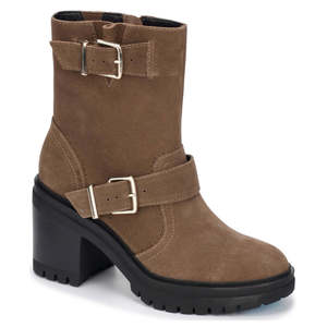 Kenneth Cole New York Stivaletti da donna antiscivolo Polar Grip con fibbia sul tallone Rhode, neri, taglia 8 - Product Image 1