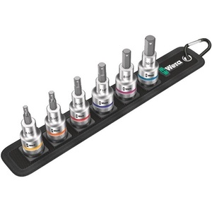 ชุดซ็อกเก็ต WERA 6 ชิ้น สำหรับขับเคลื่อน 6 จุดภายใน 1/2"-4-10 มม. ซี 2 ไซโคลป - Product Image 1