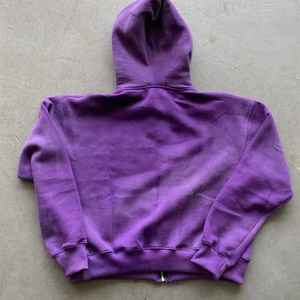 OEM Sweats à capuche surdimensionnés personnalisés avec fermeture éclair Boxy vintage coupe courte et couture 100% coton lavé vierge pour hommes - Product Image 5