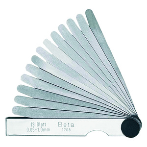 Misuratore di Spessore Art. 1708/13 13 Lame da 0,05 mm a 1,00 mm - Product Image 1