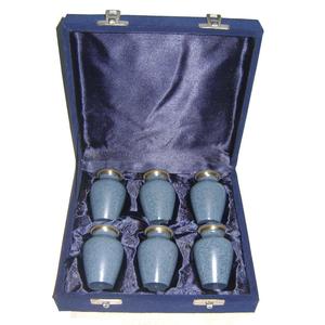 Metal Keepsakes Funeral <b>Memorial</b> Infant Ashes Urn With Velvet <b>Box</b> Exclusive Design Remarkable Casket - Product Image 5