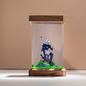 Lámpara de Resina Epoxi Personalizada, Lámpara de Resina Epoxi, Lámpara de Resina Epoxi Personalizada, Lámpara de Arte de Madera y Resina, Luz Nocturna Personalizada, Regalo Hecho a Mano, Cumpleaños - Product Image 1