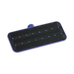 Boardwalk BWK00405EA Swivel Pad Holder 4 In. X 9 In. Plastic <b>Mop</b> Holder in Blue - Product Image 3