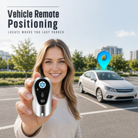 Clé de voiture intelligente Kaifute CF400 à 5 boutons, clé numérique mobile, contrôle du véhicule par application, entrée sans clé, écran tactile, universelle, vente en gros ODM