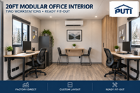 Kiosque préfabriqué portable de 20 pieds, type Apple Cabin, vente directe usine, pour bureau de billetterie, bureau d'information et événements