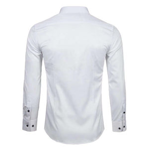 Chemises habillées pour hommes avec logo personnalisé, chemises habillées pour hommes et vêtements décontractés 100% coton, chemise habillée à manches longues à séchage rapide - Product Image 4