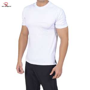 T-shirt décontracté pour homme, blanc, 100% coton, tendance, coupe ample, manches courtes - Product Image 6