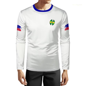 2025 Trending Tsubasa Captain Jersey para hombres y niños Kits escolares Camiseta de sublimación de animación de fútbol de manga larga 100% Poliéster - Product Image 6