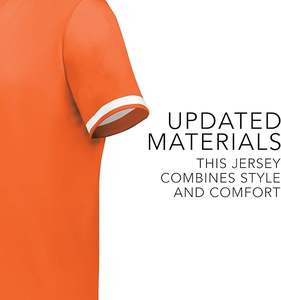 Jersey de béisbol Ropa deportiva Cortador para hombres + Jersey de béisbol con botón completo Secado rápido Transpirable Hecho en Pakistán - Product Image 4