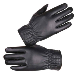 Gants de sécurité légers à écran tactile pour hommes, gants en cuir de haute qualité, gants élégants et fins pour l'hiver, prix abordable - Product Image 5