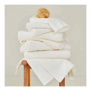 Top Notch Premium Qualité Entièrement Personnalisable Plaid Tissé GOTS Coton Grand Épais Sans Sable Adultes Super Absorbant Séchage Rapide - Product Image 5