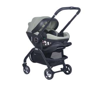 Sistema de Viaje <span class=keywords><strong>BEBELUX</strong></span>, <span class=keywords><strong>Cochecito</strong></span> con Asiento para Automóvil, <span class=keywords><strong>Cochecito</strong></span> de Bebé de Alta Calidad para Exteriores, Diseño Fácil de Plegar, <span class=keywords><strong>Cochecito</strong></span> de Bebé Conveniente, Color Verde - Product Image 2