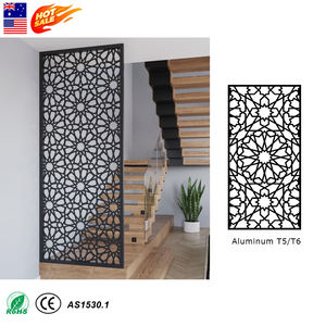 Écrans métalliques décoratifs en aluminium et acier inoxydable découpés au laser personnalisés Diviseurs de pièces d'intérieur Écrans Cloisons - Product Image 1