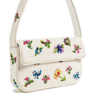 Bolso de mano de diseñador con cuentas hecho a mano de estilo indio multicolor, fiesta de compras de noche de estilo bohemio de glowin fashion - Product Image 1