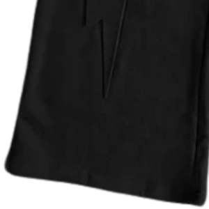 Pantalons de survêtement noirs évasés pour hommes, jambes larges, coton, jogging, taille élastique, streetwear décontracté, pantalon d'entraînement, unisexe, coupe ample, confortable - Product Image 6