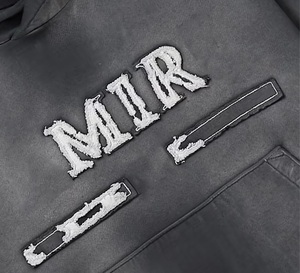 Chaqueta con Capucha de Doble Capa de Algodón de Alta Calidad, con Logotipo Personalizado, Estilo Vintage Desgastado, Impermeable y Cortavientos para Invierno - Product Image 6