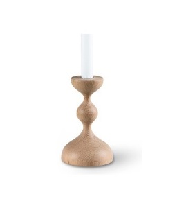 Juego de 3 candelabros de madera rústica de color blanco personalizado portavelas de blanqueamiento de pilar para velas de Pilar - Product Image 3