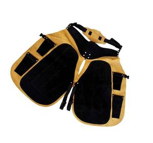 Chaps de maréchal-ferrant en cuir de qualité supérieure avec plusieurs poches à outils - Product Image 4