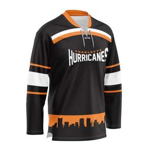 Alta calidad personalizado hombres mujeres sublimación Hockey sobre hielo Jersey 100% poliéster Unisex adultos 220g tela peso personalizado equipo/marca - Product Image 2