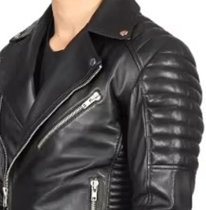 Chaquetas de Cuero para Hombre de Longitud Regular con Empaque Personalizado, Nueva Chaqueta de Cuero Casual Vintage Disponible en Todos los Tamaños - Product Image 4