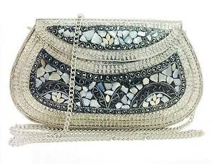 Luxueux de la plus haute qualité fabriqué à la main hautement poli Beau sac à main de mode en laiton personnalisé pour les femmes de l'Inde, - Product Image 3