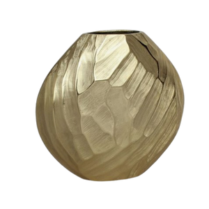 Florero hecho a mano con acabado dorado, mesa de mesa, jarrón hecho a mano, centro de mesa moderno decorativo, jarrón para decoración del hogar de boda - Product Image 4