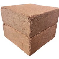 COCOPEAT Blok 5 Kg Ramah Lingkungan 10-20% Kelembapan 30x30x13 CM EC Rendah Cuci Mudah Hidroponik Budidaya Indonesia Kualitas Ekspor