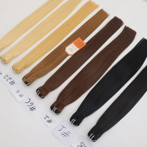 Paquetes de cabello Remy de alta calidad Precio barato Extensiones de cabello humano vietnamita recto de hueso en colores Rubio natural y marrón - Product Image 3