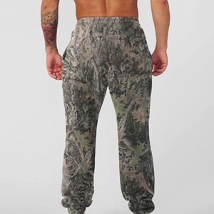 Pantalon décontracté de style streetwear imprimé camouflage, style baggy, taille élastique, service OEM disponible, pantalon camouflage ample pour homme - Product Image 2