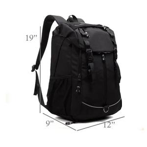 Sac à dos de basket-ball unisexe avec grand compartiment à chaussures et balle Fermeture à glissière souple Doublure antivol en polyester - Product Image 4