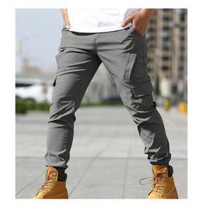 Pantalones de caza informales nuevos al por mayor pantalones cargo de caza multibolsillo para hombre ajustados a la moda de talla grande para hombre - Product Image 2