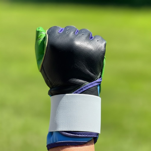 Low MOQ Full Finger Leather Batting Gloves Breathable Durable Eco-Friendly Ambidextrous Hand Protection Baseball Training Wear - Product Image 6