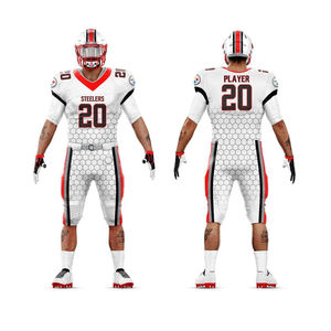 Conjuntos de Fútbol Americano con Parches, Equipos Bordados para Hombre, Ropa Deportiva de EE. UU., Transpirable, Pantalones Cortos, Nueva Llegada, Venta al por Mayor, Personalizado Digital - Product Image 1