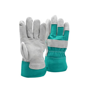 ถุงมือทำงานหนังวัวแพะสำหรับอุตสาหกรรมถุงมือทำงานโลโก้ตามสั่ง - Product Image 5