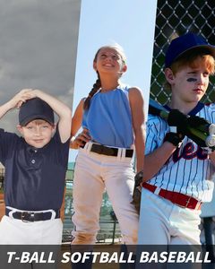 Ceinture de sport de baseball élastique réglable de haute qualité Logo personnalisé respirant avec boucle en métal pour uniformes d'équipe - Product Image 5