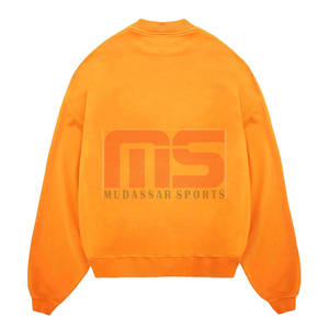 Sudadera Clásica Básica de Forro Polar 100% Algodón para Hombre, Térmica, Manga Larga, Antipilling, Cálida, Casual, con Bordado 3D, ODM - Product Image 2