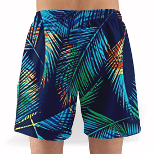 Pantalones cortos de gimnasio con estampado personalizado para hombre, ropa deportiva de poliéster sólido de secado rápido para entrenamiento en la playa, ecológica, informal, para correr, nadar, uso en la playa - Product Image 2