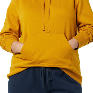 OEM mujeres 100% algodón en blanco sudaderas con capucha de gran tamaño personalizado Puff Impresión logotipo de talla grande Unisex Sudadera con capucha para las mujeres - Product Image 3