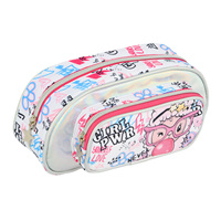 Adorable Ensemble de Sac d'École pour Filles: Sac à Lunch, Trousse à Crayons et Sac à Roulettes Pailleté Alpaga pour Enfant et Étudiante